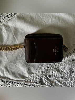 Coach Zip Card Case Wallet